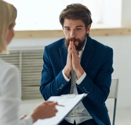 Man attending counselling in Sunbury On Thames